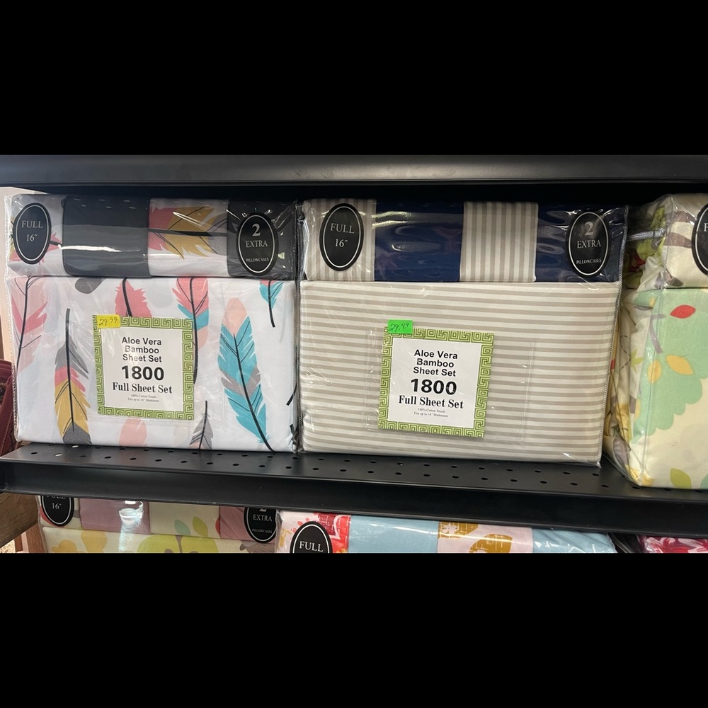 Full size set of bamboo sheets